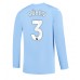 Günstige Manchester City Ruben Dias #3 Heim Fussballtrikot 2023-24 Langarm